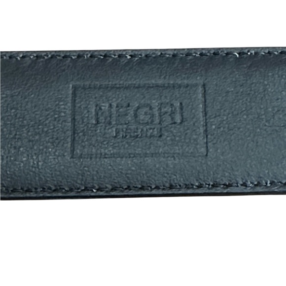 Negri Firenze Men's Cognac Brown Alligator Dress Belt Italian Size 95/110 - Picture 10 of 11
